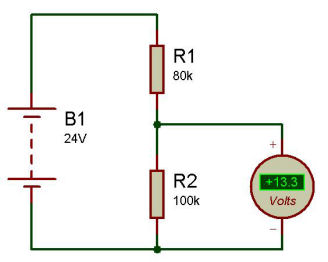Recherche des pannes sur le matériel électronique par Diviseur résistif