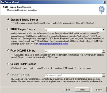 Standard Traffic Sensor