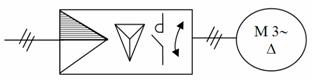 Démarrage étoile-triangle semi-automatique deux sens de marche