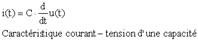 tension d'une capacité